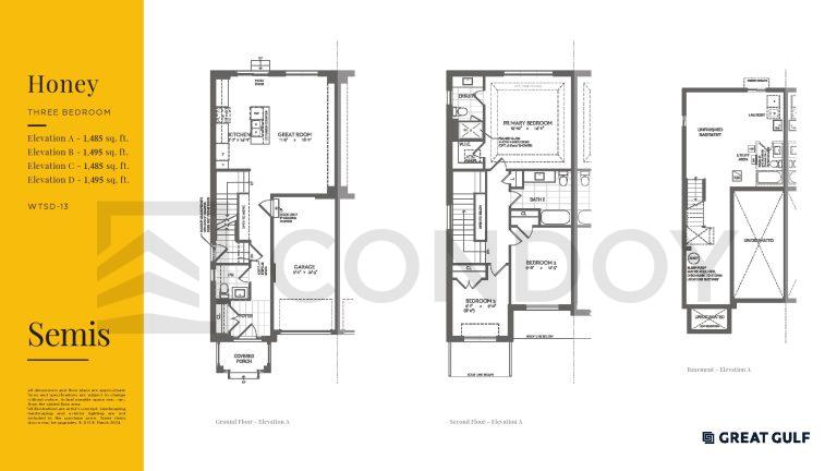 Whitby Meadows Homes Honey Floor Plan