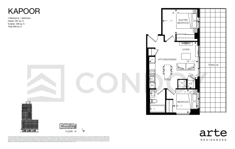 Arte Residences KAPOOR Floor Plan