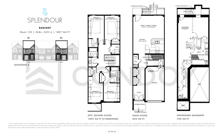 Splendour Homes Radiant Floorplan