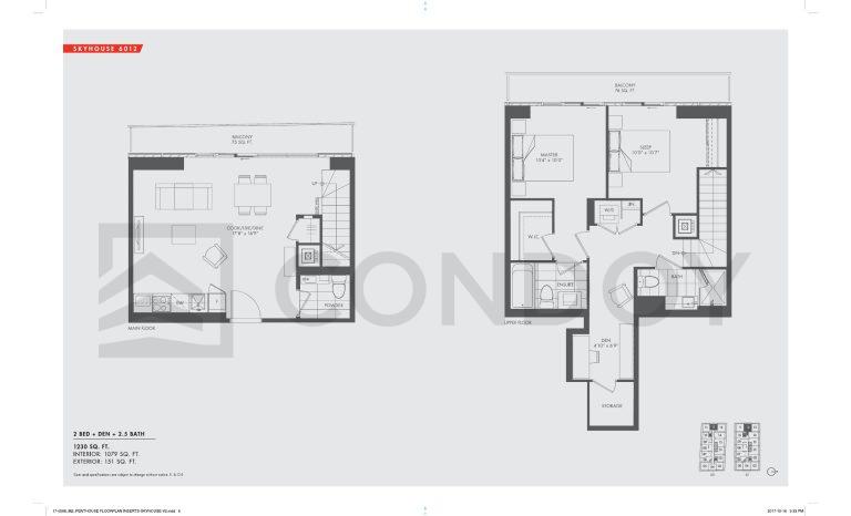 SH 6012 M City Condos 2 | PENTHOUSES 6012 | 1079 Sq.Ft. | 2.5B