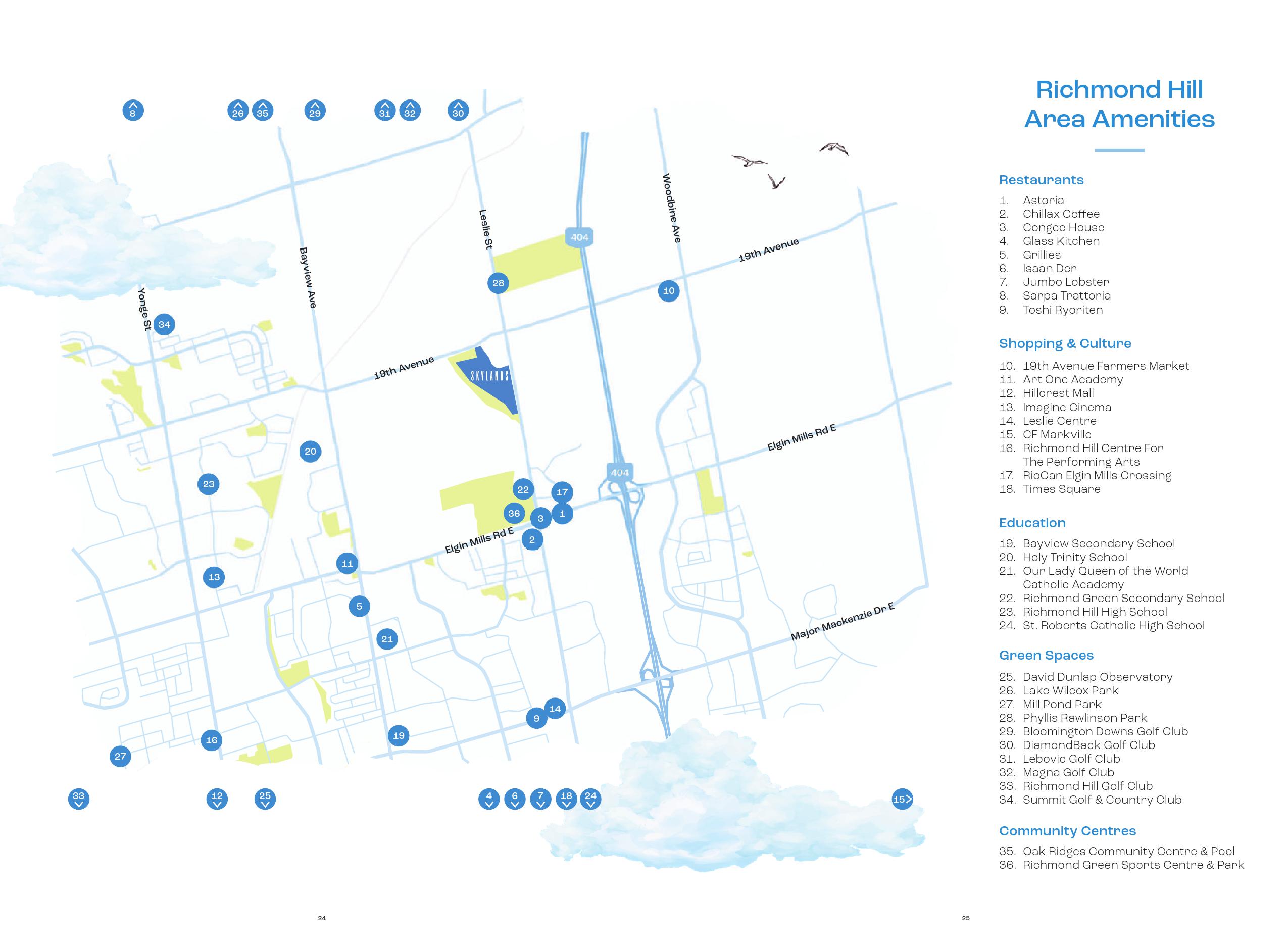 Skylands Townhomes Map