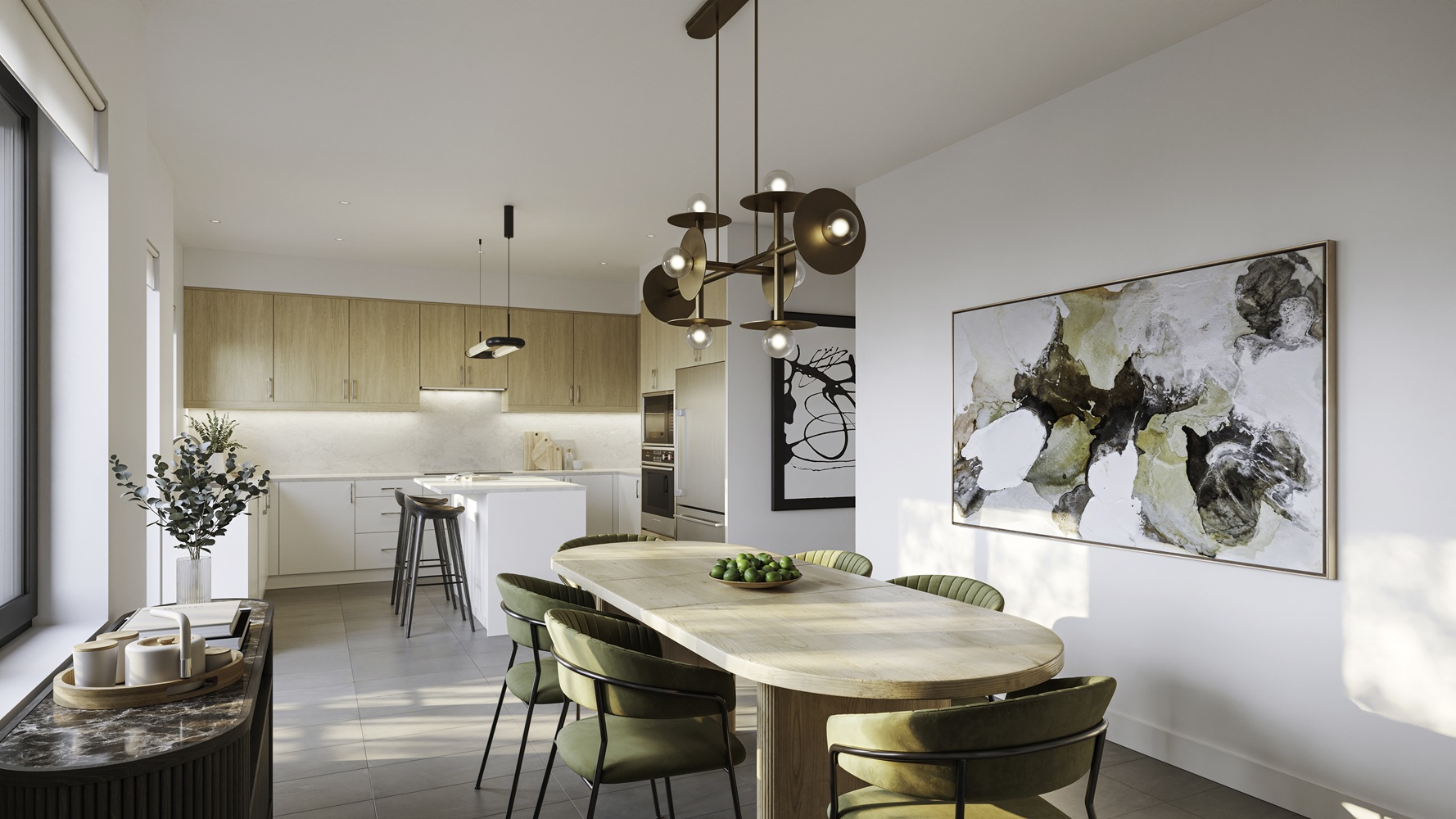 Skylands Townhomes Kitchen