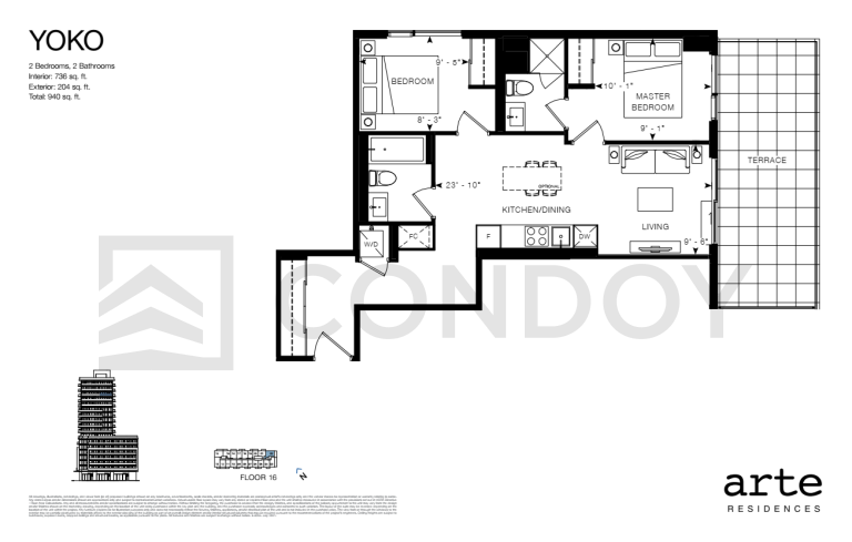 Arte Residences YOKO Floor Plan
