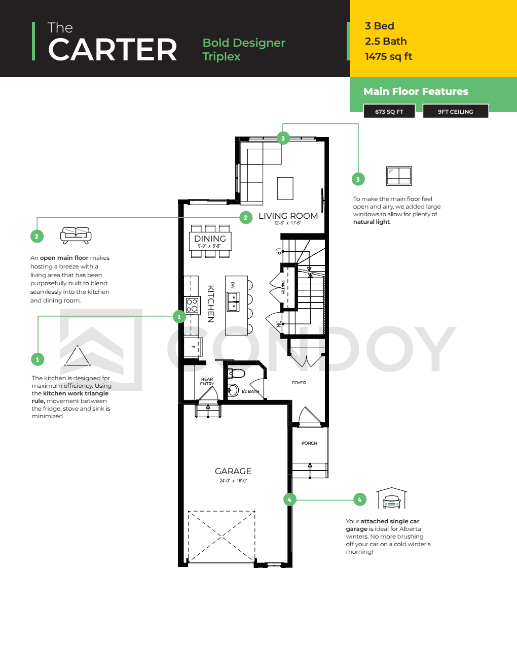 Sora at the Glade Towns Carter floorplan
