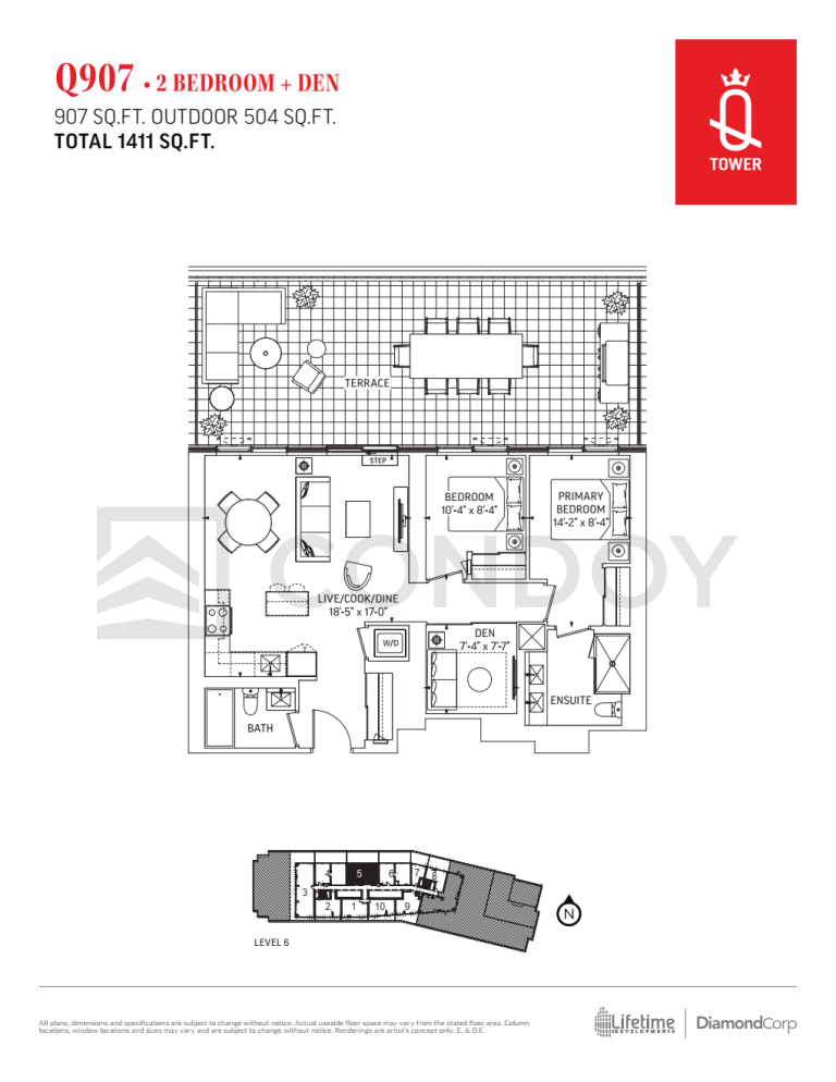 Q-Tower-Condos-Q907-floorplans