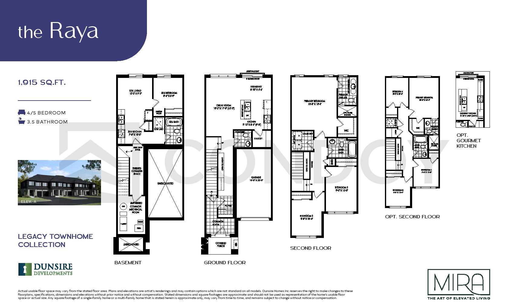 Mira Towns the Raya Floor plan