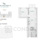 The District on Gardiners Condos 1C Floor Plans