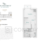 The District on Gardiners Condos 1Cfi Floor Plans