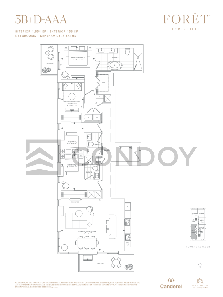 Foret-Condos-Model-3B+D-AAA-floorplan