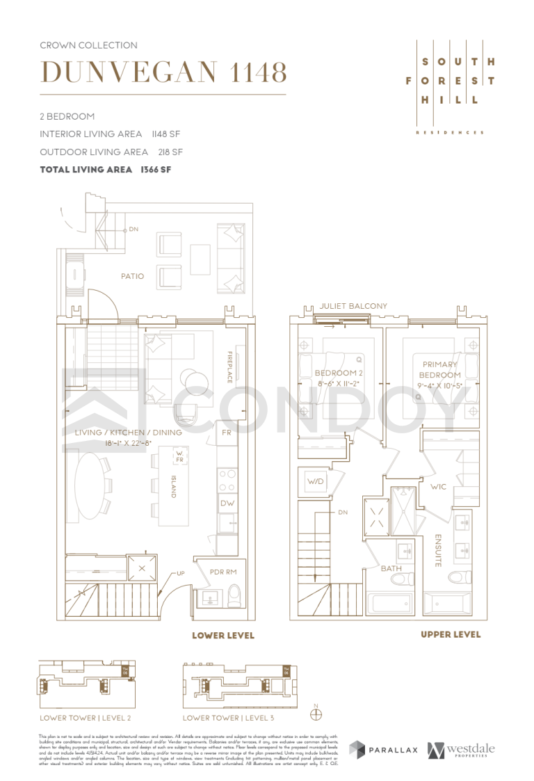 South Forest Hill Residences Dunvegan 1148 Floor plan