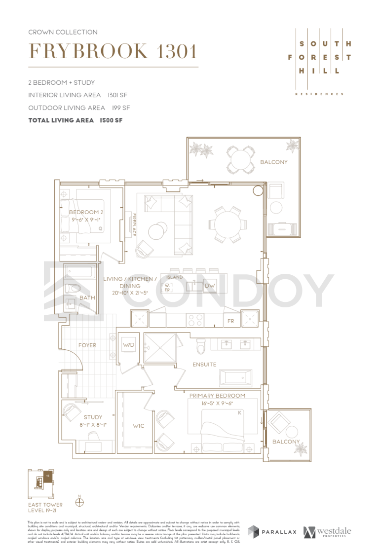 South Forest Hill Residences Frybrook 1301 Floor plan