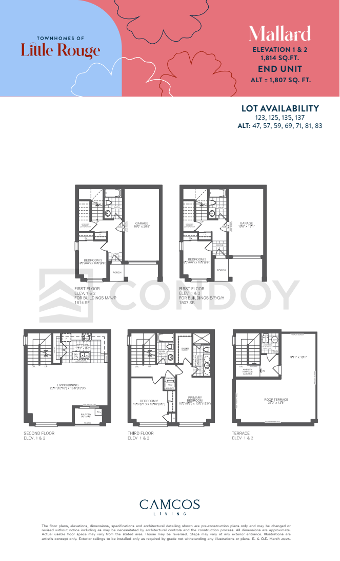 Townhomes of Little Rouge Mallard Floor Plan