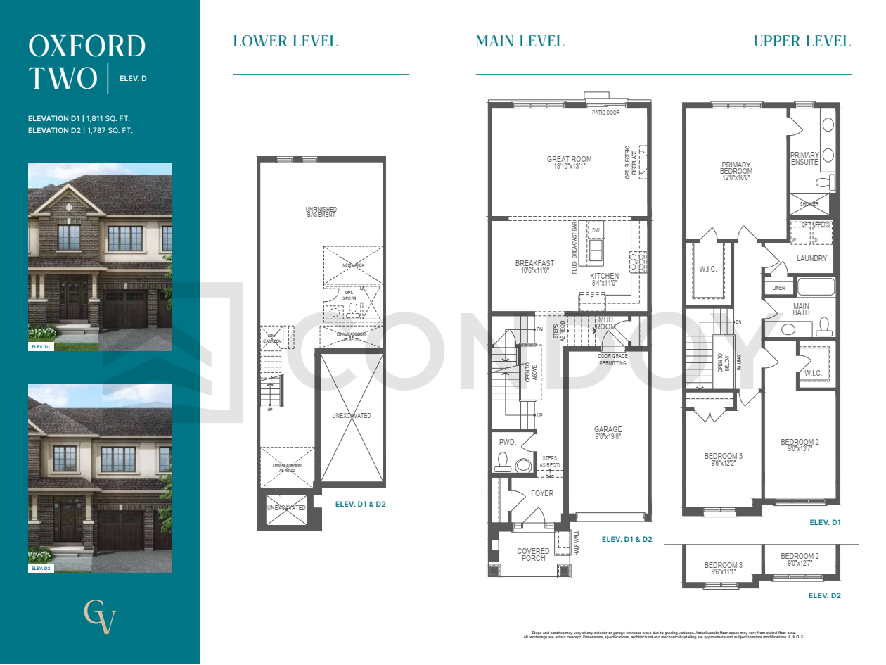 Georgina View Homes Oxford 2 Floor Plan