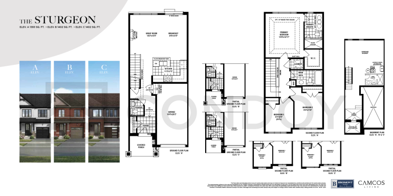 The Gateway of Lindsay Model The Sturgeon Floor Plan