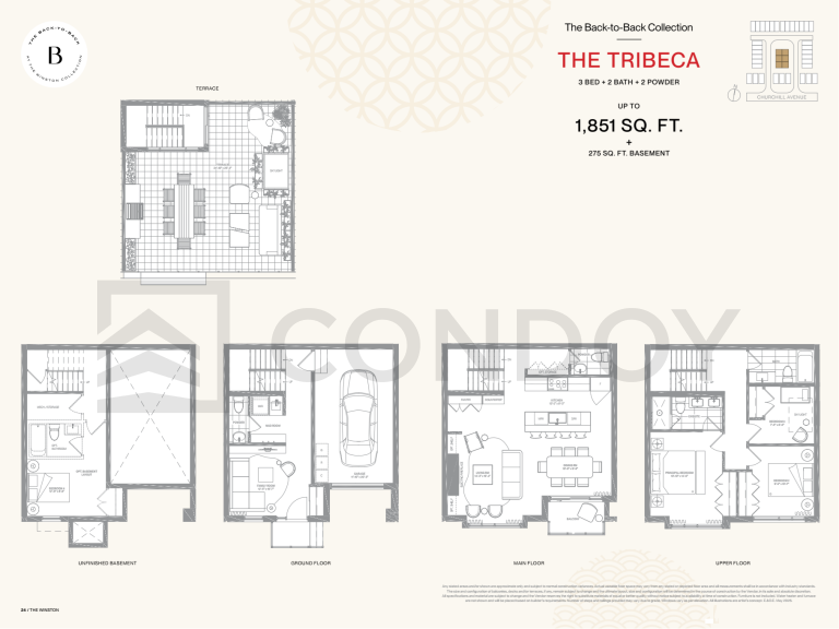 The Winston Collection Homes The Tribeca Floor Plan
