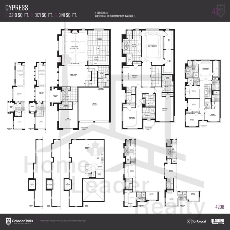 Caledon Trails Cypress Floor Plan