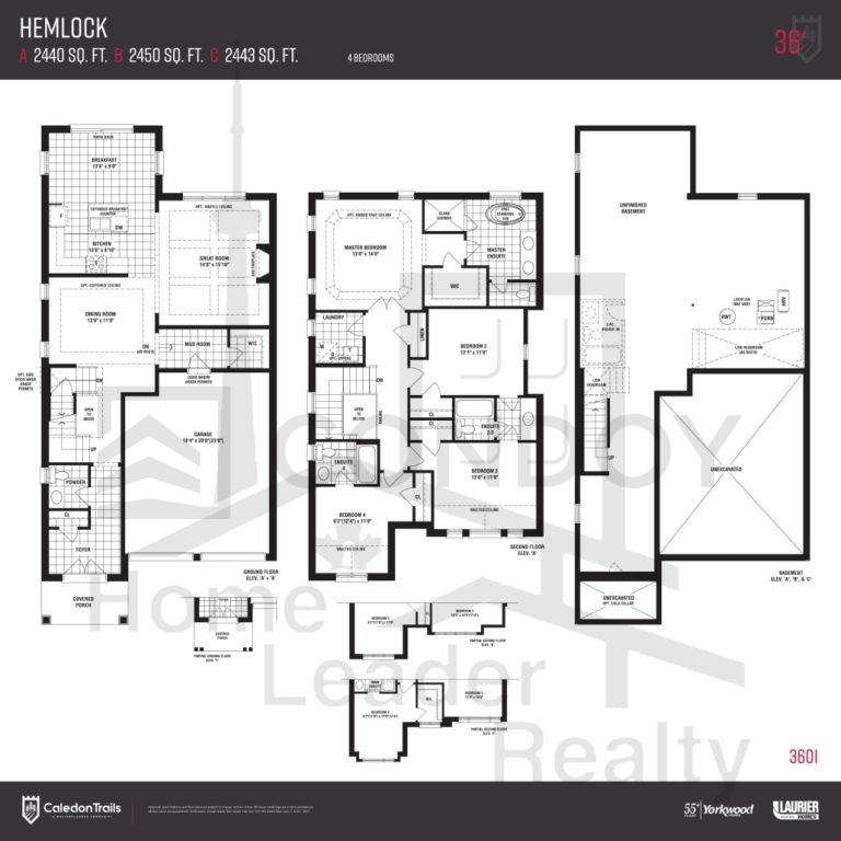 Caledon Trails Hemlock Floor Plan