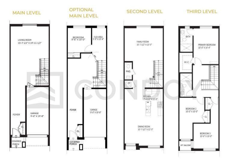 Harmony Crossing Towns Lot 8-12 Floor Plan