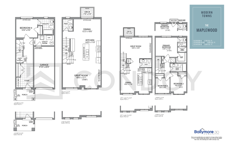 Harbourview Homes Maplewood Floor Plan