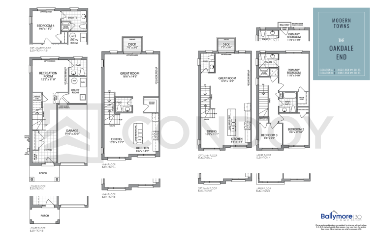 Harbourview Homes Oakdale Floor Plan