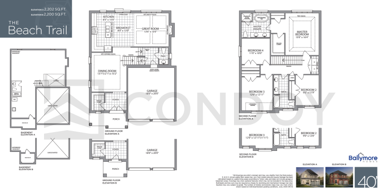 Woodbury Trails The Beach Trail Floor Plan