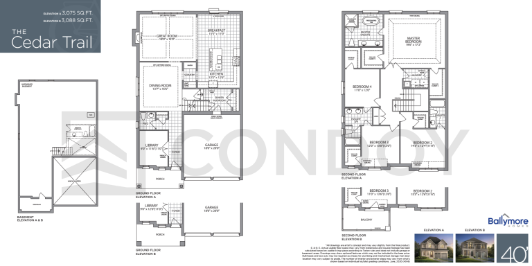 Woodbury Trails The Cedar Trail Floor Plan