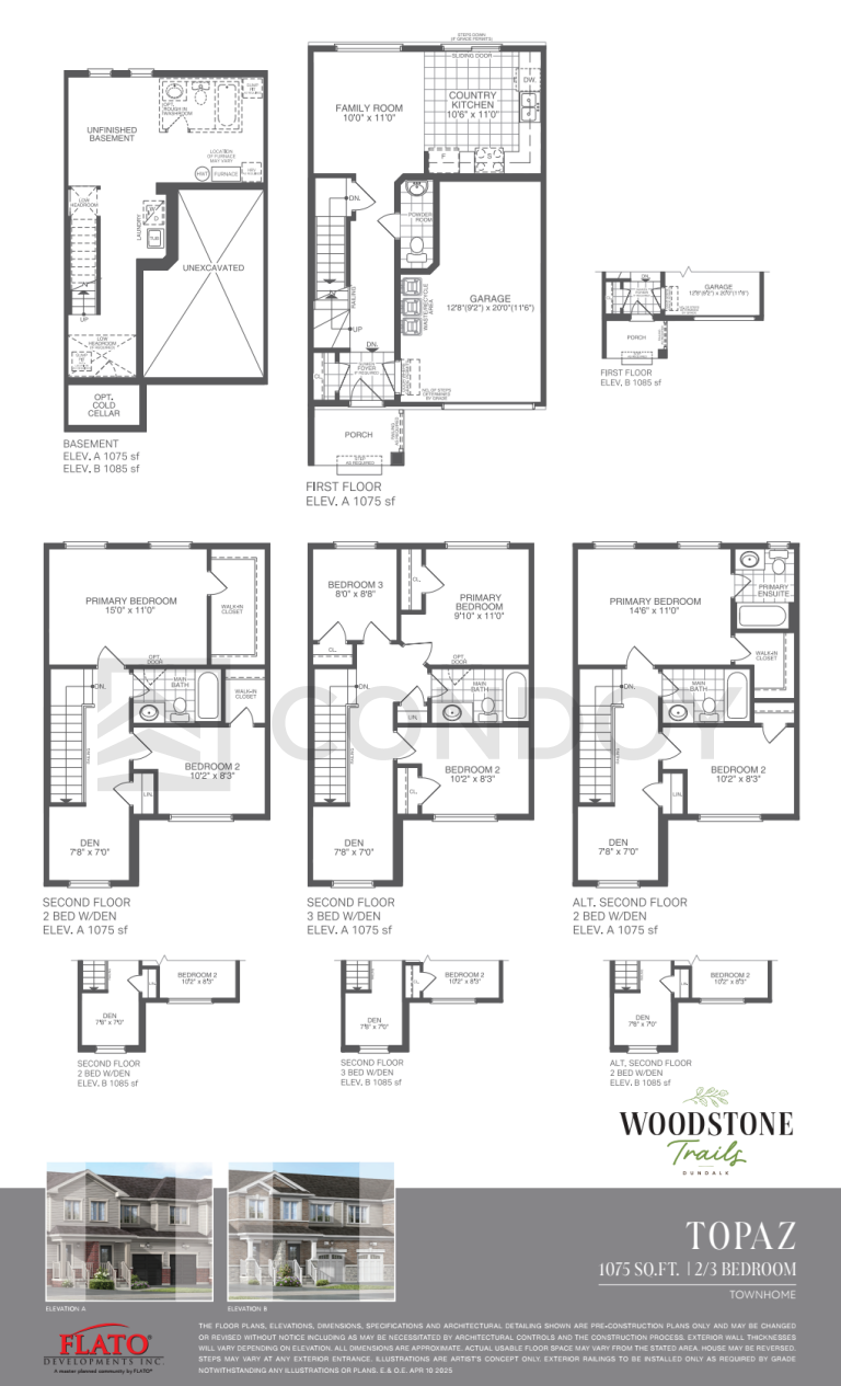 Woodstone Trails Homes Topaz Floor Plans