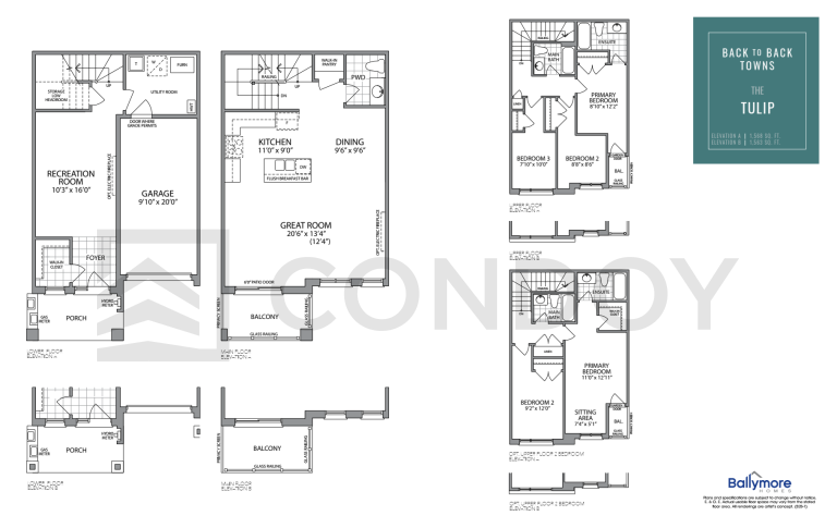 Harbourview Homes Tulip Floor Plan