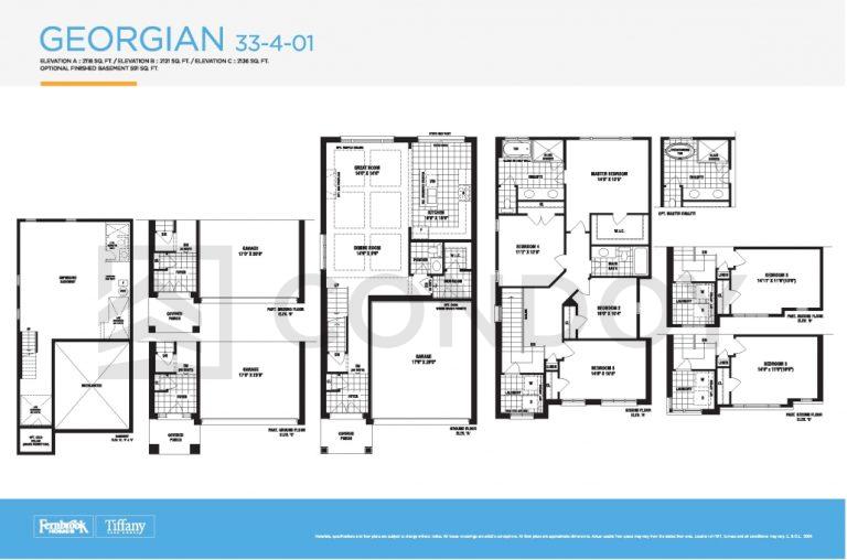 Mapleview Park GEORGIAN Model Floor Plan
