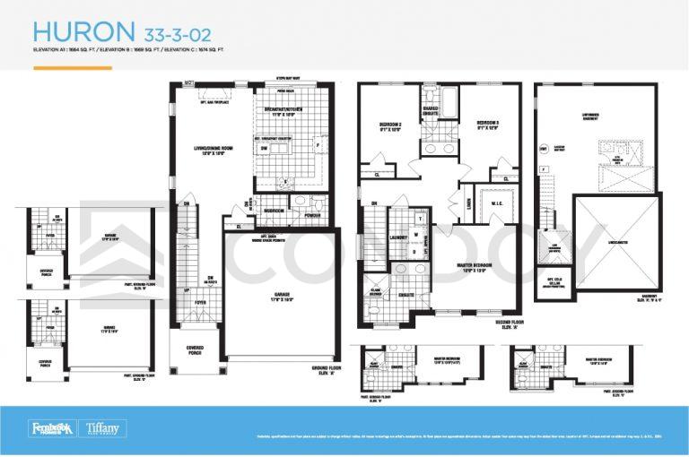Mapleview Park Huron Model Floor Plan
