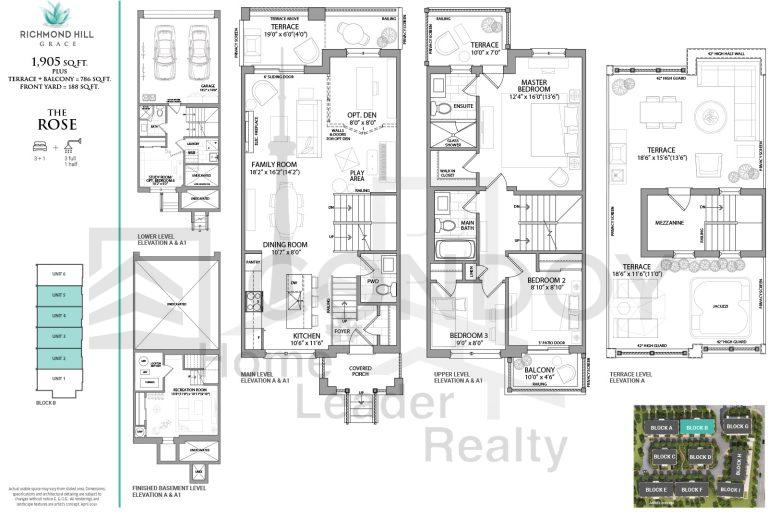 Jefferson Heights Towns Rose Floor Plans