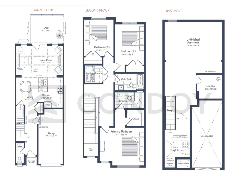 South River Unit 13 Floor Plan