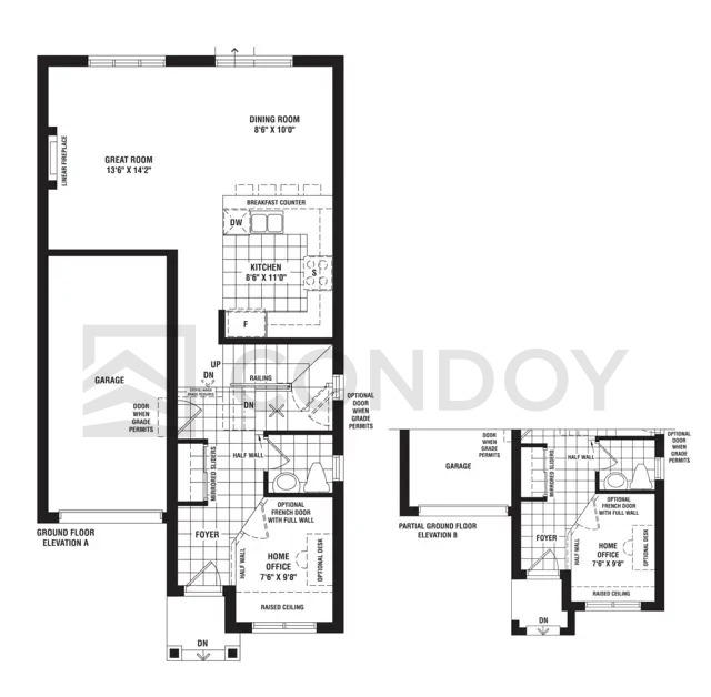Trails of Whitevale Towns Daffodil Floor Plan