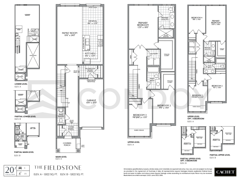Fieldstone Cachet Binbrook Homes | Fieldstone | 1922 SQF | 3B