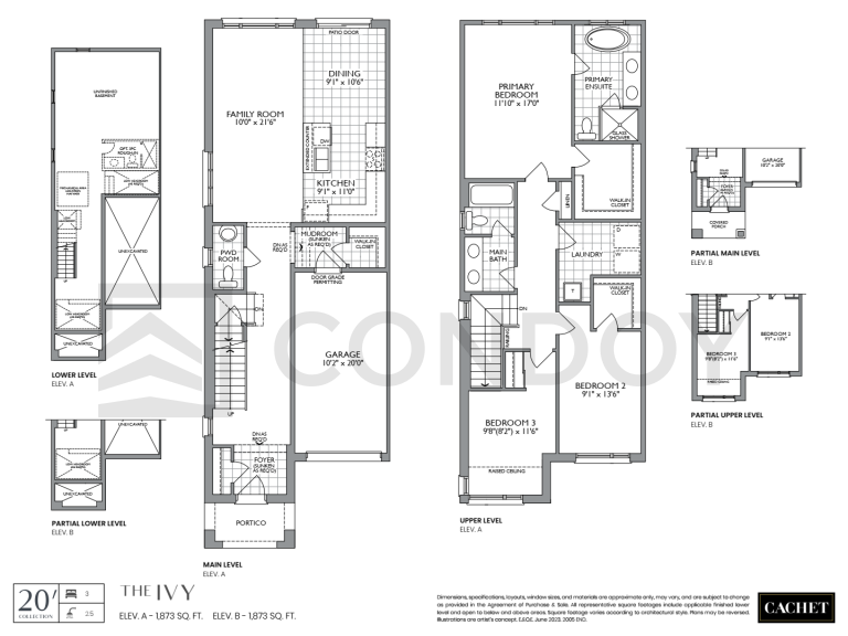 Ivy Cachet Binbrook Homes | Ivy | 1873 SQF | 3B