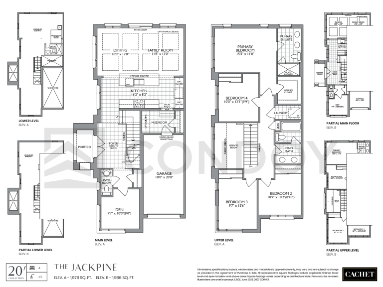 Jackpine Cachet Binbrook Homes | Jackpine | 1978 SQF | 4B