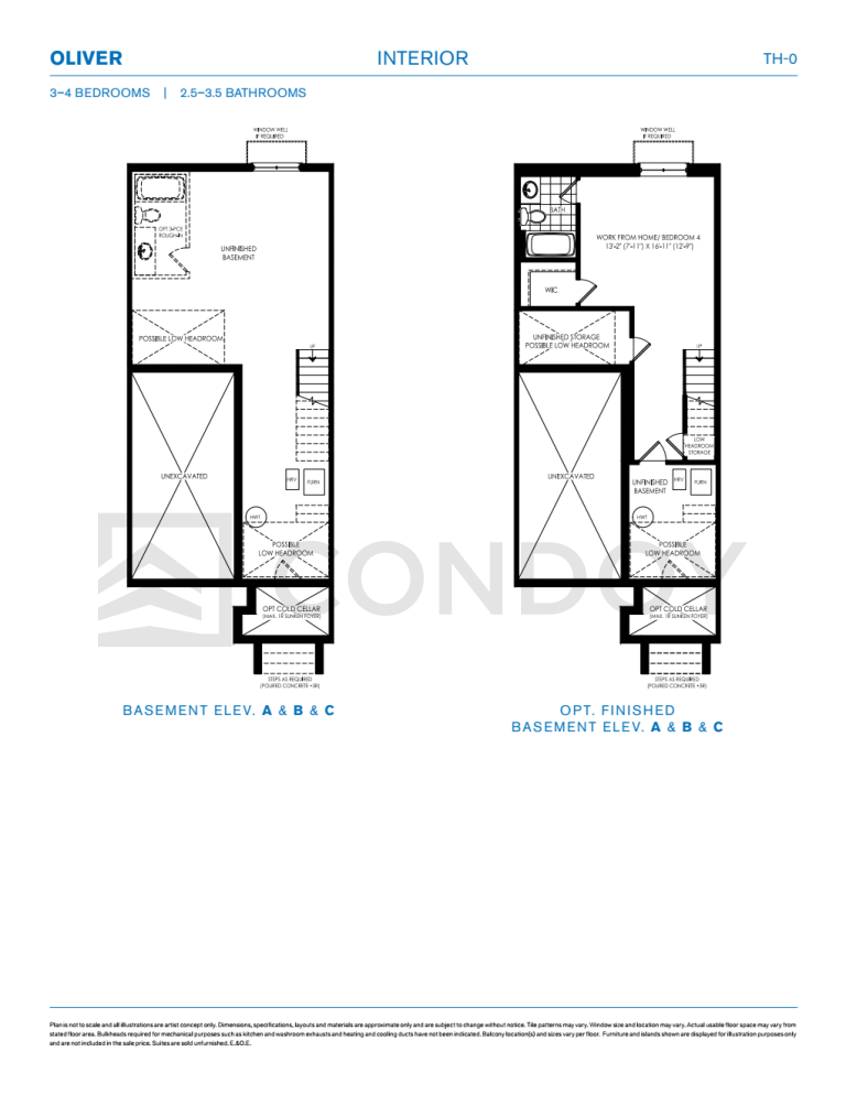 Oliver Wasaga Walk Towns | Oliver | 1330 SQF | 3B