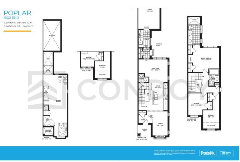 Mapleview Park Poplar End Model Floor Plan