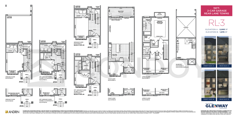 RL 3 Glenway Urban Towns | RL-3 | 1976 - 2003 SQF | 3/4B