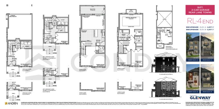 RL 4 End Glenway Urban Towns | RL-4 END | 2017 SQF | 3/4B