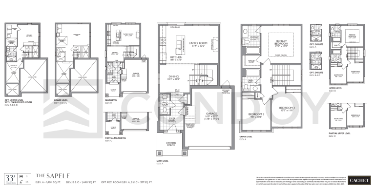 Sapele Cachet Binbrook Homes | Sapele | 1404 SQF | 3B