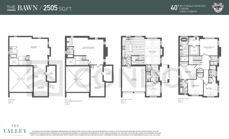 The BAWN The Valley Woodbridge | The BAWN | 2505 SQF | 4B
