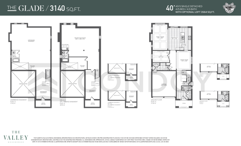 The GLADE The Valley Woodbridge | The GLADE | 3140 - 3166 SQF | 4B