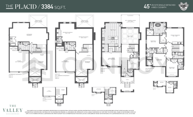 The PLACID The Valley Woodbridge | The PLACID | 3377 - 3384 SQF | 4B