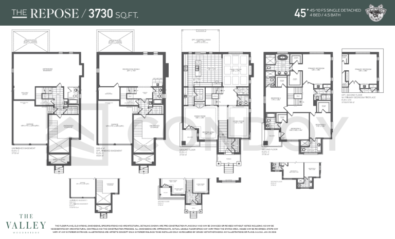 The REPOSE The Valley Woodbridge | The REPOSE | 3730 - 3736 SQF | 4B