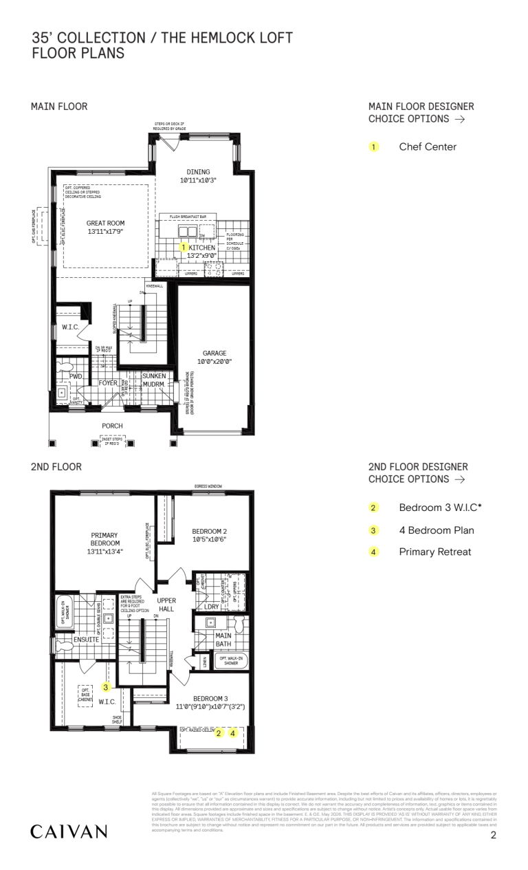 Hemlock Orléans Village | The Hemlock Loft | 2798 Sq.Ft. | 6B