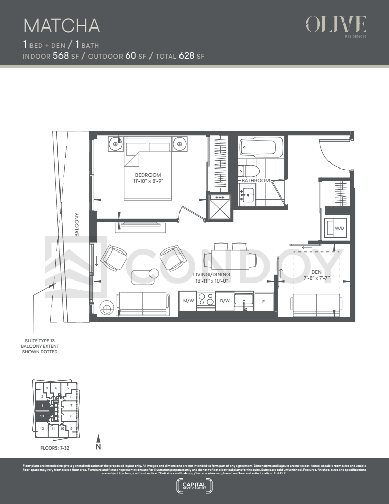 Matcha Olive Residences | Matcha | 568 SQF | 1.5B