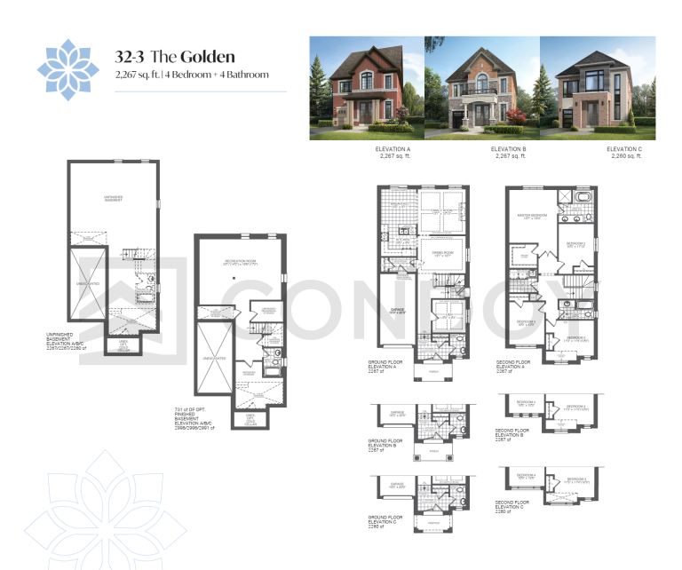 The Bright Side at Mayfield Village The GOLDEN Floorplan