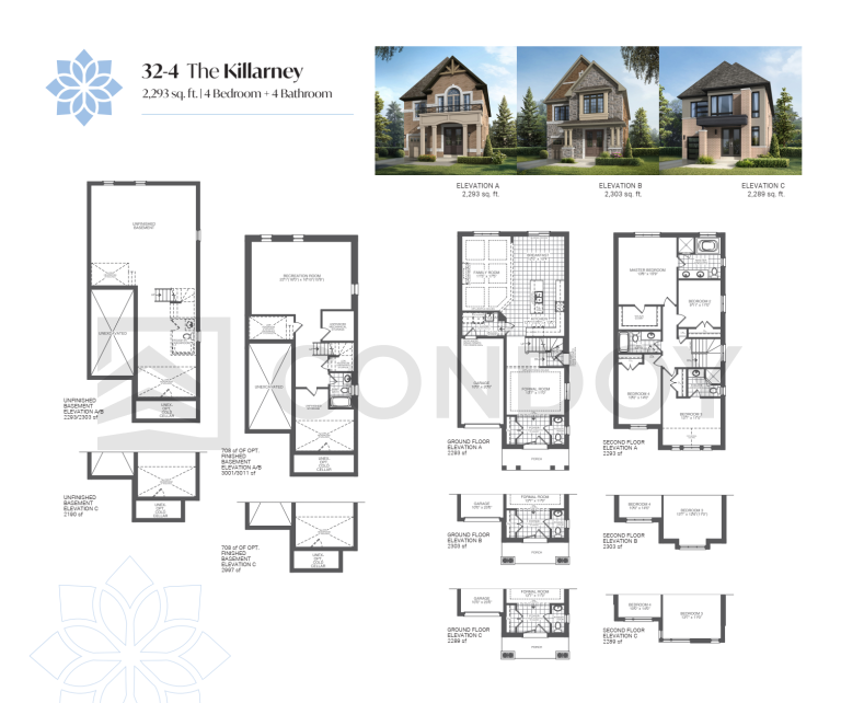 The Bright Side at Mayfield Village The KILLARNEY Floorplan