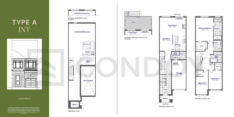 Kingshaven Homes Type A Int Floorplan